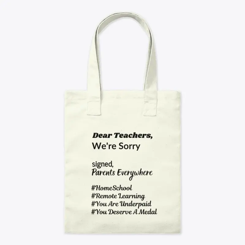 Dear Teachers, We're Sorry